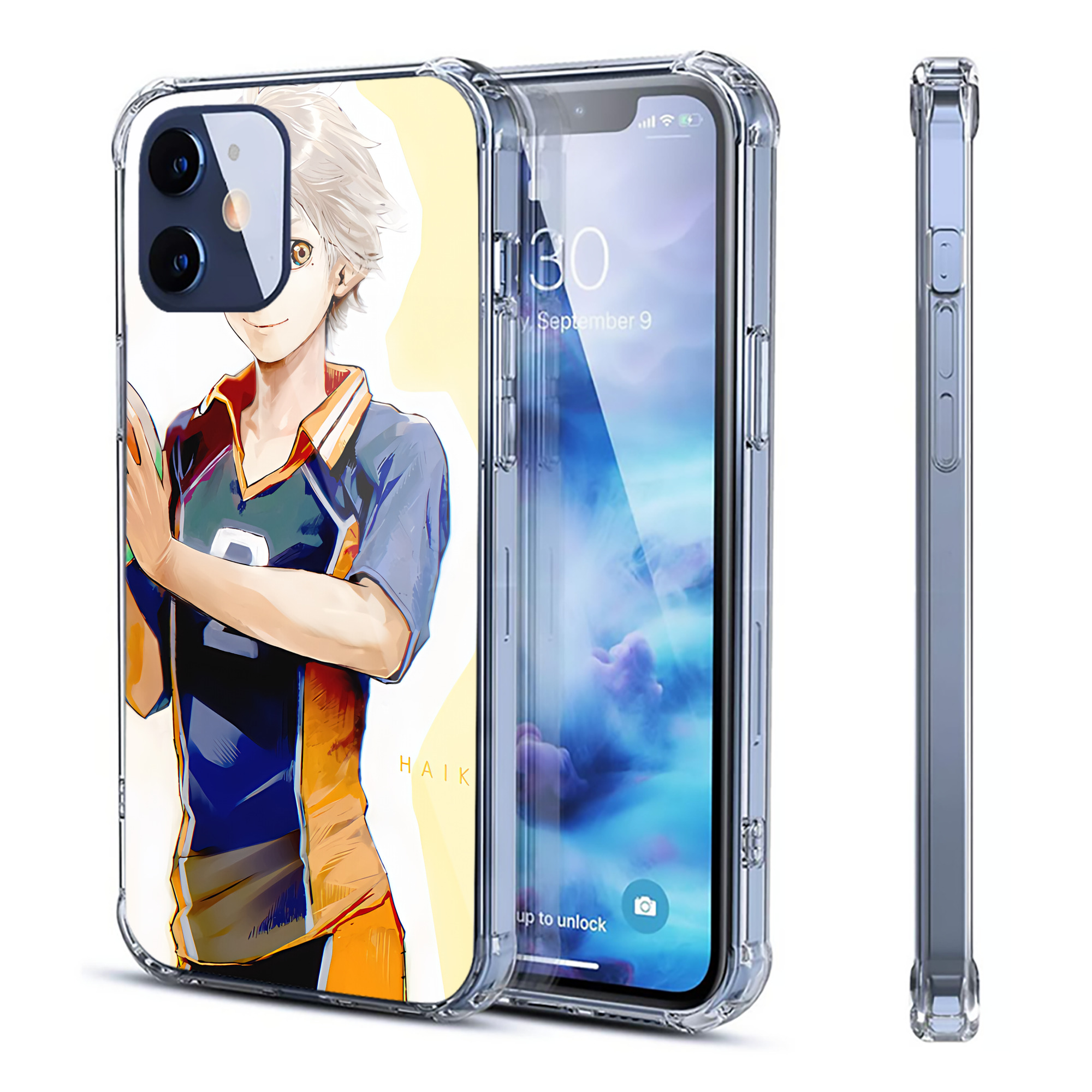 （画像用） ハイキュー!! Haikyu!! 【iPhone 12シリーズ対応】透明スマホケース（クリアソフトケース）